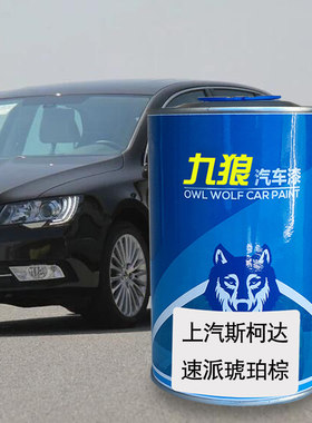 九狼汽车漆上成汽斯柯品达漆改补色明锐琥珀棕棕色银蓝速派璀璨金