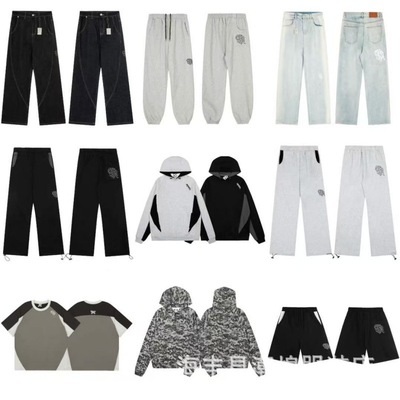 刺绣字母连帽卫衣帽衫高街宽松