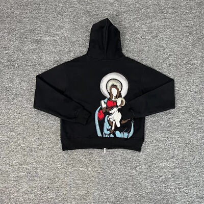 Derschutze awakening v2 Zip Up觉醒拉链外套重工刺绣连帽卫衣潮