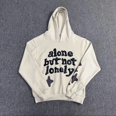 新款broken planet 破碎星球趣味发泡字母男女宽松毛圈连帽卫衣潮