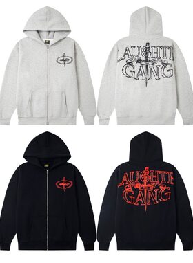 Corteiz恶魔岛宝剑字母印花卫衣