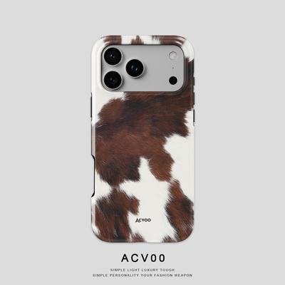 Acvoo奶牛纹iPhone防摔手机壳