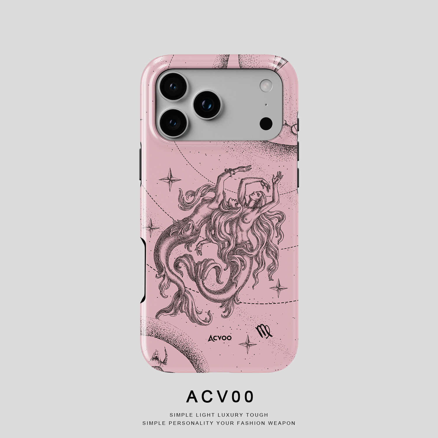 Acvoo处女座星座星盘iPhone17Promax保护16适用于苹果15手机壳14防摔壳13不褪色12可水洗全包