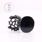 红木工艺品黑檀镂空根雕底座茶壶底座小摆件黑梓木奇石玉器木托