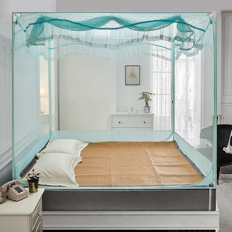 蚊帐防摔儿童宝宝全封闭拉链式支架加密加厚1.5m1.8米蒙古包家用,床上用品,蚊帐,淘宝优惠券,粉丝福利购,淘宝优惠卷