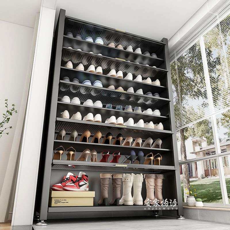 钢制阳台鞋柜新款大容量家用多层碳钢鞋架防水耐高温收纳柜,住宅家具,悬挂鞋架,淘宝优惠券,粉丝福利购,淘宝优惠卷