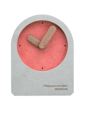 EMITDOOG现代简约北欧台式座钟桌面摆钟创意家卧室静音床头台钟