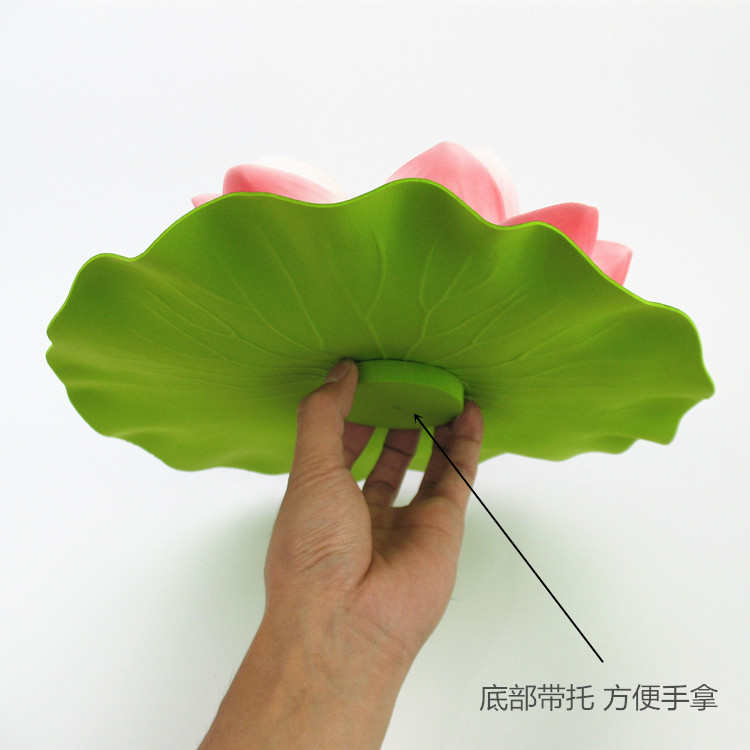 鼎承新款荷花莲花祝福许愿灯蜡烛电池两用户外景观装饰灯舞台表