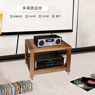 功放柜了凡机架音响架功放架实木机架专业音响机柜家用音响放置架