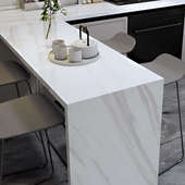 厨房防油贴纸加厚台面自粘墙纸灶台橱柜翻新防水防火耐高温大理石