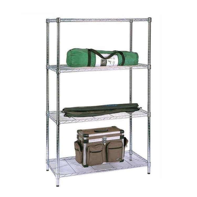 可调节置物架落地四层微波炉架物架锅储阳台杂物收纳层架烤箱架架