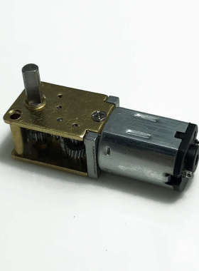 N20减速电机智能机器人电子锁微型直流马达低速齿轮小马达3V6V12V