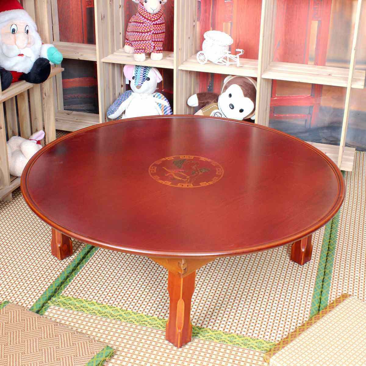 韩式折叠桌圆桌朝族折叠桌餐桌炕桌地桌榻榻米桌学习桌饭炕几日式,住宅家具,板木餐桌,淘宝优惠券,粉丝福利购,淘宝优惠卷