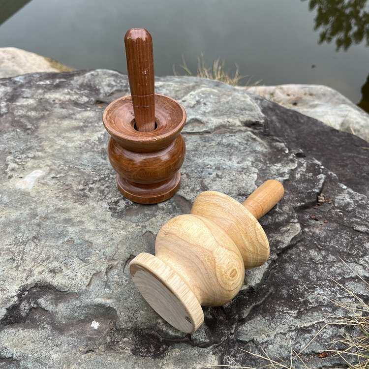 纯实木环保黑白胡椒花椒研磨器厨房家用手工现磨手动调味瓶