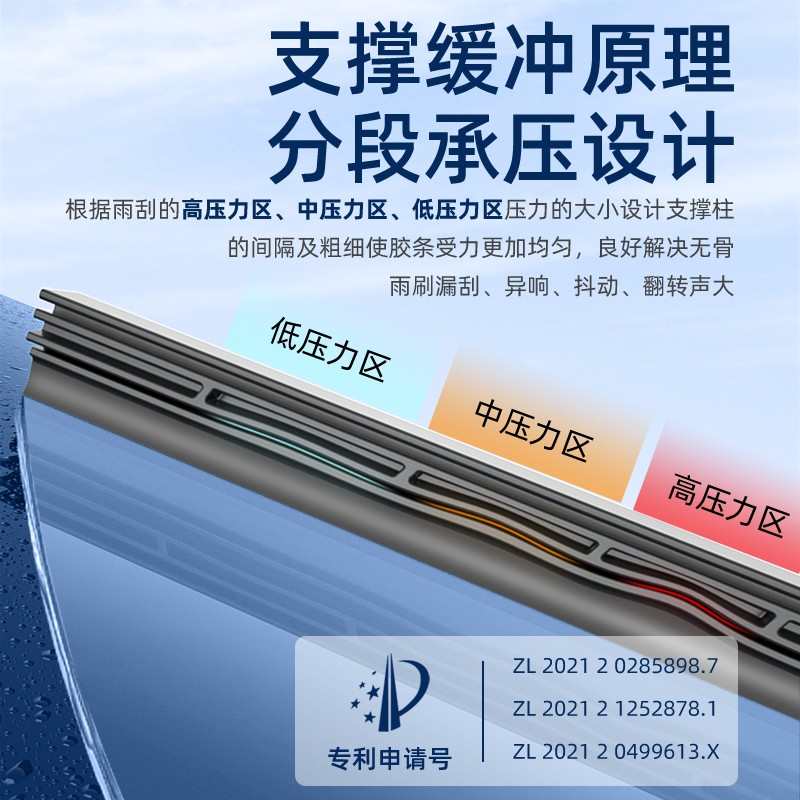 适用比亚迪宋MAX雨刮器秦PRO唐F3S6S7元F0L3速锐E5原厂原装雨刷