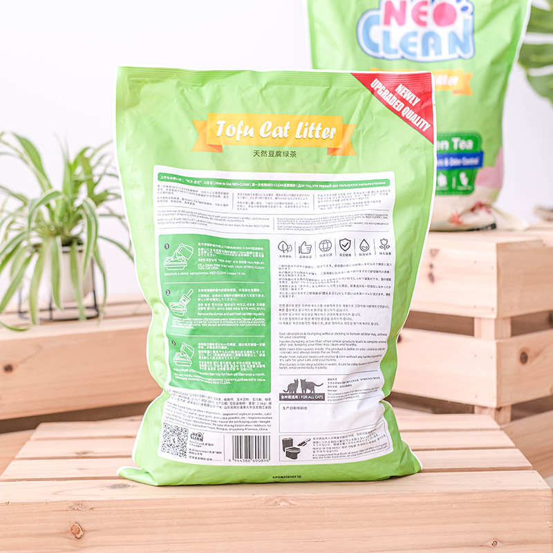 neo绿茶味豆腐猫砂6L*3包豆腐砂除臭结团猫沙neo Clean猫咪用品