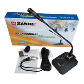 SANHE山河SH313会议话筒专业台式 鹅颈电容单位开会有线台咪麦克风