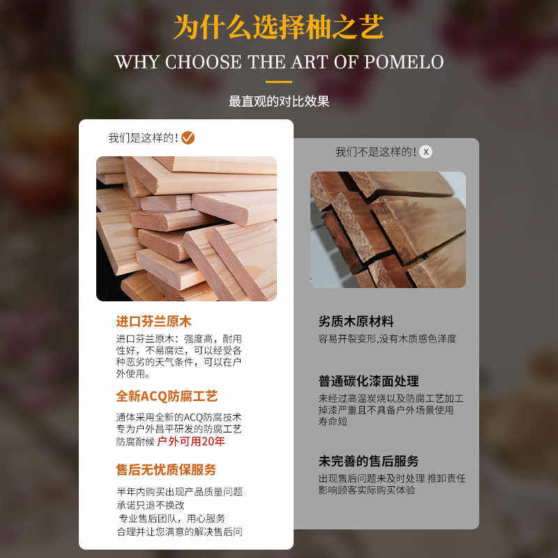别墅室外大型狗笼农村户外防腐木狗窝木屋防雨防水狗棚纯实木猫窝