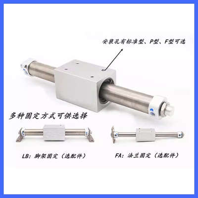 无杆气缸RMT MRD MRB MRU MCRPM亚德客RMS CY3B CY3R RMTL CY1SLA