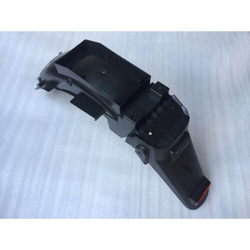 赛驰摩托车后挡泥板GSX后沙板配件 街跑连体PP料挡水板上牌塑料