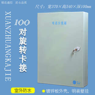 銳良通信100對(duì)室外防水電話交接箱旋卡模塊掛墻明裝 電纜分線箱