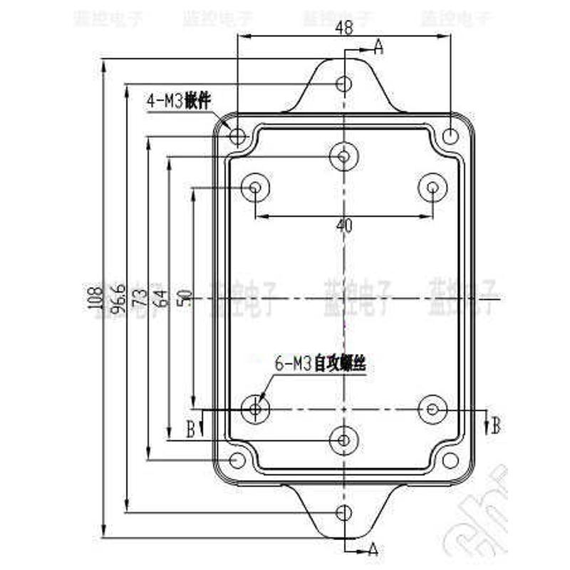 光照传感器外壳 塑料灯罩外壳 温湿大棚控制器外壳图片