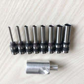 钻针 布料空心钻头 加长钻嘴 吊牌塑料袋打孔 垫板 台钻手电钻