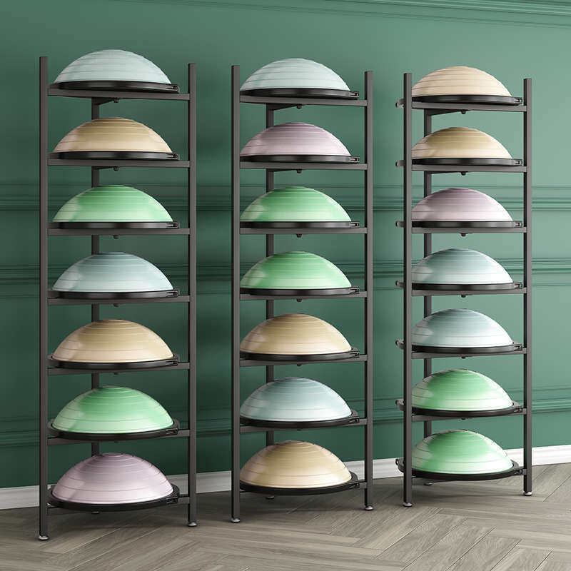 多层波速球收纳架私教室置物架瑜伽球半圆球架平衡球展示架整理架,收纳整理,运动器材收纳用具,淘宝优惠券,粉丝福利购,淘宝优惠卷