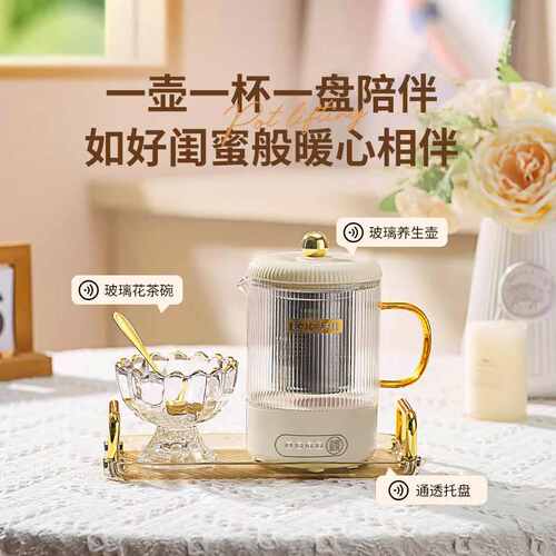 养生壶多功能家用迷你小型办公室全自动加厚玻璃煮茶器烧水煮茶壶