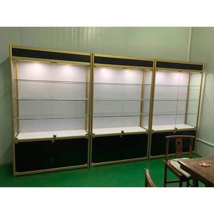 玻璃展示柜手办汽车模型产品展示柜礼品货架办公室样品陈列柜货