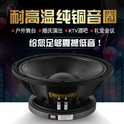 包邮雷顿喇叭12寸 220磁 100芯 专业舞台大功率演出婚庆专用喇叭