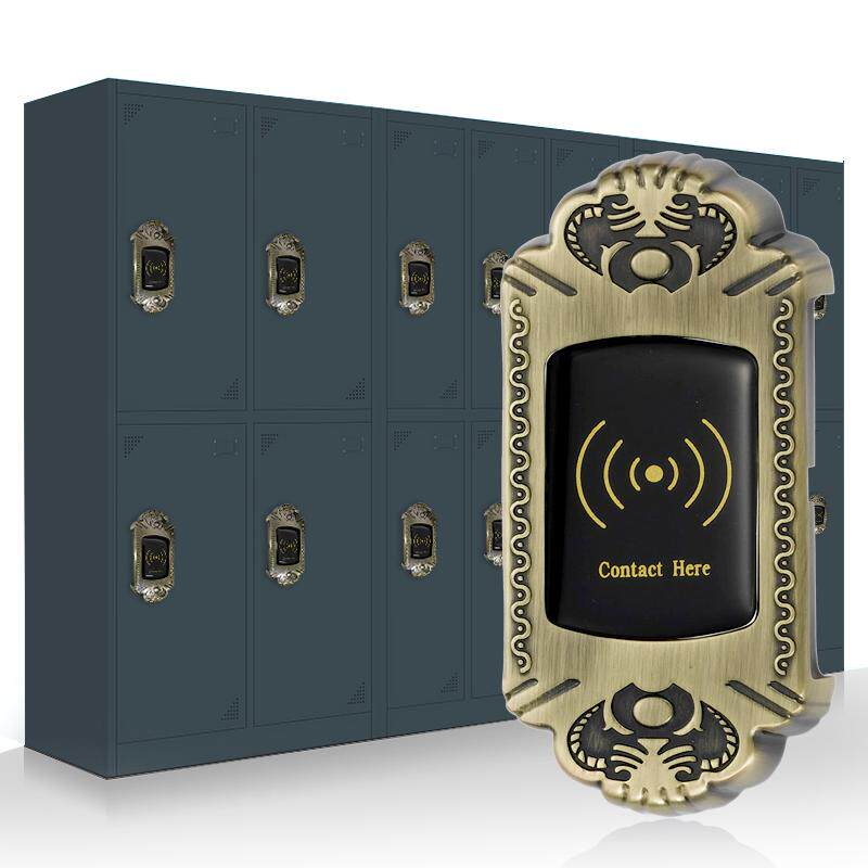 复古桑拿柜锁金属面板感应牌电子锁刷卡浴室柜门锁手储物柜更衣