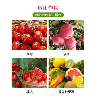 草莓专用硬果靓果素不软果耐运输防裂果防空心果增产剂草莓叶面