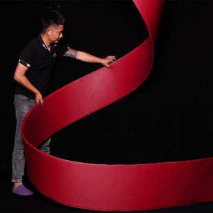 新款婚庆道具舞台吊顶装饰造型螺旋曲线美波浪变弧形自由百弯曲炫