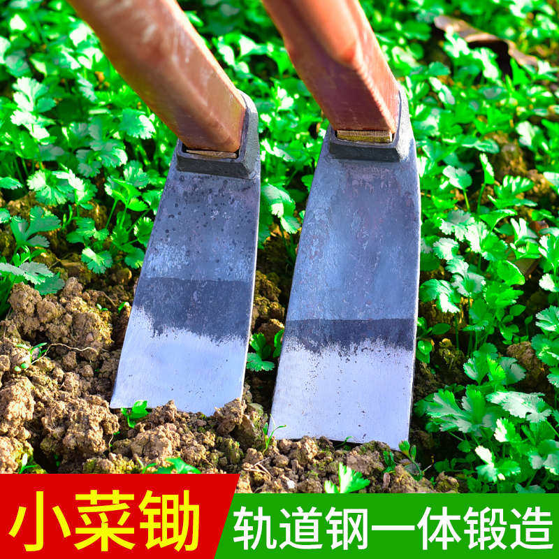 农用挖笋专用锄头农具种菜两用户外全钢加厚挖土开荒加厚挖冬笋锄