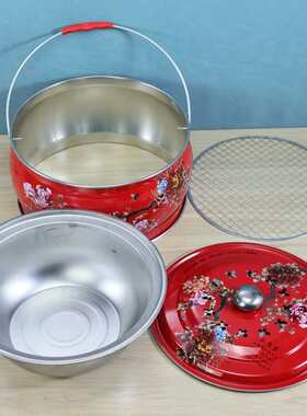 乔迁搬家火盆取暖炉木炭炉户外烧烤架家用烤火炉新房新居过火火炉