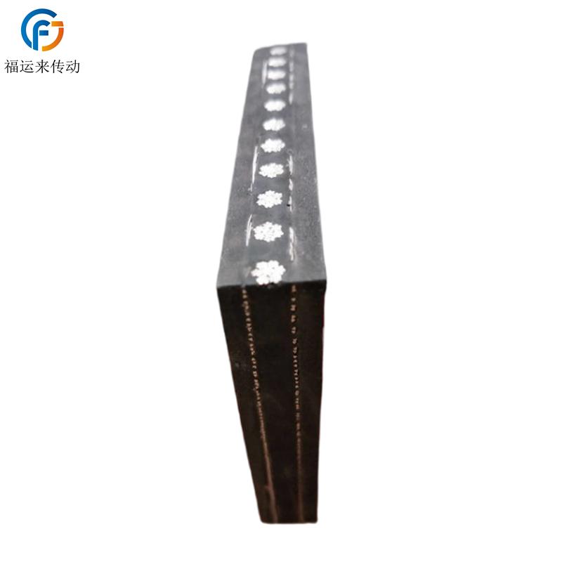 斗提机钢丝绳输送带ST1600提升带钢芯皮带抗拉扯打孔炭素提升机