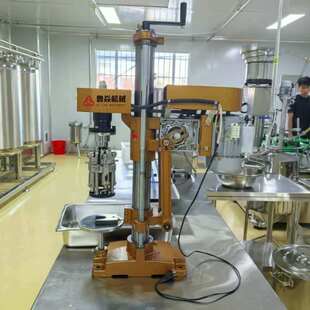 小型旋盖机半自动铝盖锁口机手动玻璃瓶封口机电动螺纹拧压盖机器