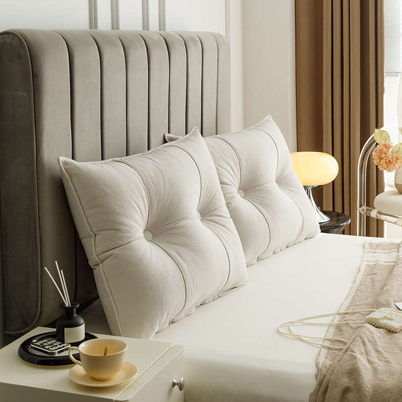 床头靠垫床上靠背垫靠枕护腰垫背榻榻米软包宿舍卧室简约客厅飘
