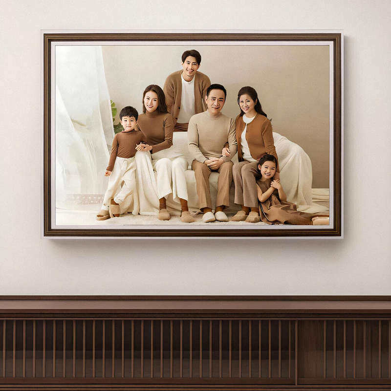 定制全家福大相框挂墙婚纱照相片照片冲洗打印做成放大客厅背景墙,家居饰品,相框/画框,淘宝优惠券,粉丝福利购,淘宝优惠卷