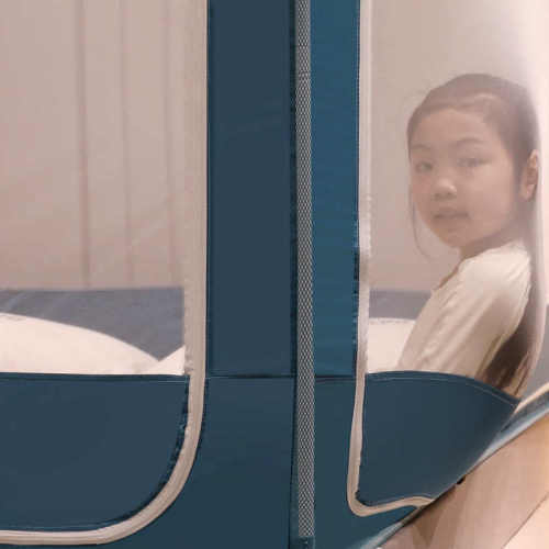 2024新款蚊帐家用卧室高级蒙古包免安装宝宝儿童防摔加密全底加厚