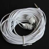 234568米加长线电视耳机老人家用音量大 手机电脑耳机无麦重低音