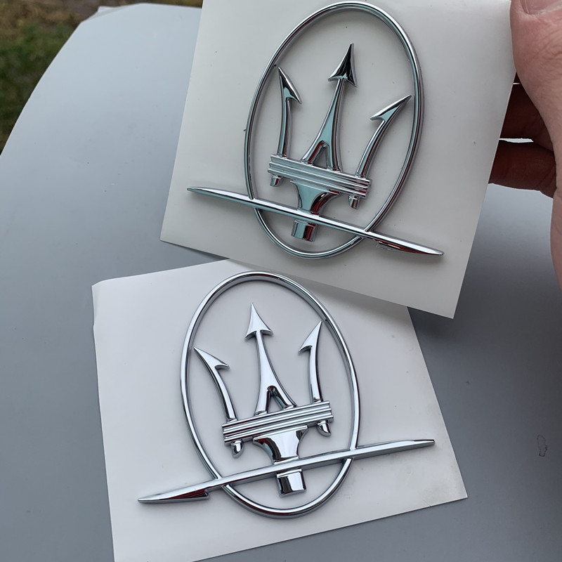 专用于玛莎拉蒂gt车标后尾箱标后备箱英文字母标中网标叶子板侧标