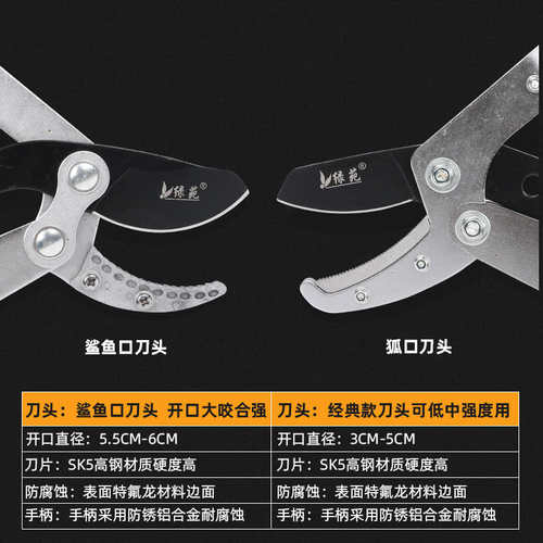 修剪树枝园林果树剪刀修枝剪粗枝剪大力剪省力园艺工具花剪大强力