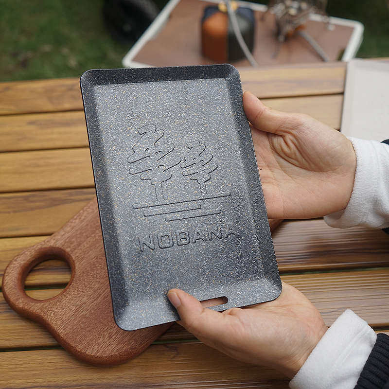 户外方形折叠烧烤盘迷你烤肉煎盘不沾便携露营煎蛋煎牛排锅铁板烧,户外/登山/野营/旅行用品,烧烤盘,淘宝优惠券,粉丝福利购,淘宝优惠卷