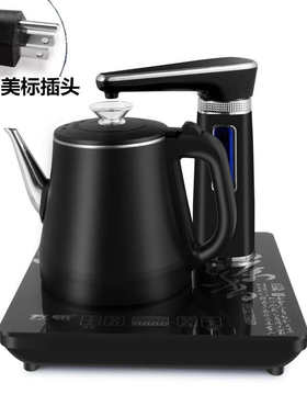 110V220V全自动底部上水电热水壶煮茶器玻璃烧水一体机小型泡茶炉