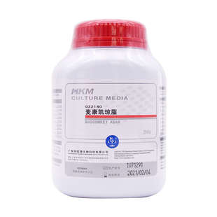 麦康凯琼脂022140干粉检测环沙门氏菌贺氏BR250g志型凯022143、菌