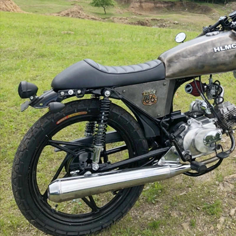 GN125摩托车复古改装尾灯栅栏金属刹车灯巡航太子游侠云豹鑫源
