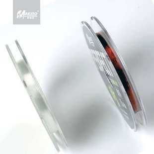 50米竞技线尼龙线拉力抗卷曲主线子线钓线牧野鲋进口原丝鱼线