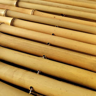 竹篱笆栅栏竹子围栏围挡庭院围墙室内外阳台竹竿隔断挡墙装饰造景